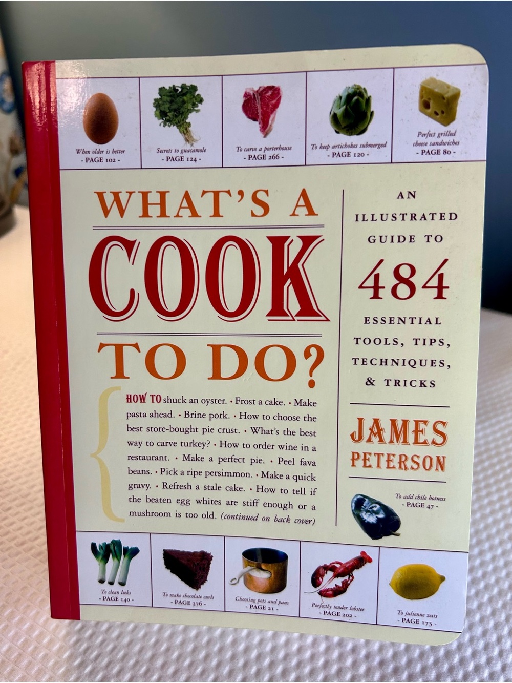 What’s a Cook to Do? James Peterson 2007 Illustrated Guide